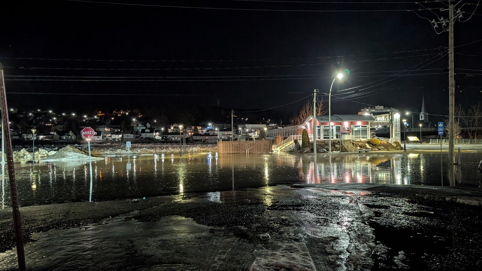 Mouvement des glaces: inondations à Beauceville