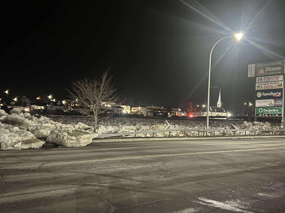 Mouvement des glaces: inondations à Beauceville