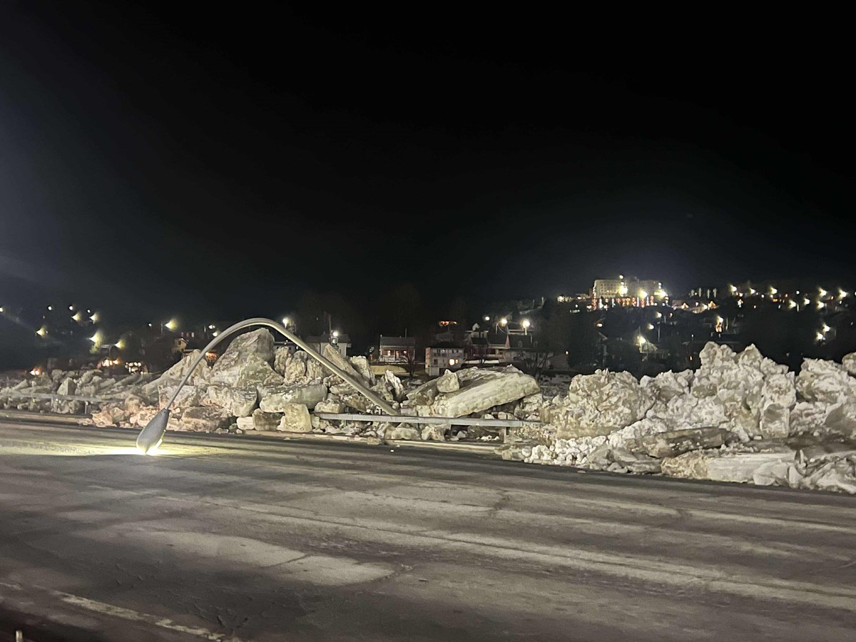 Mouvement des glaces: inondations à Beauceville