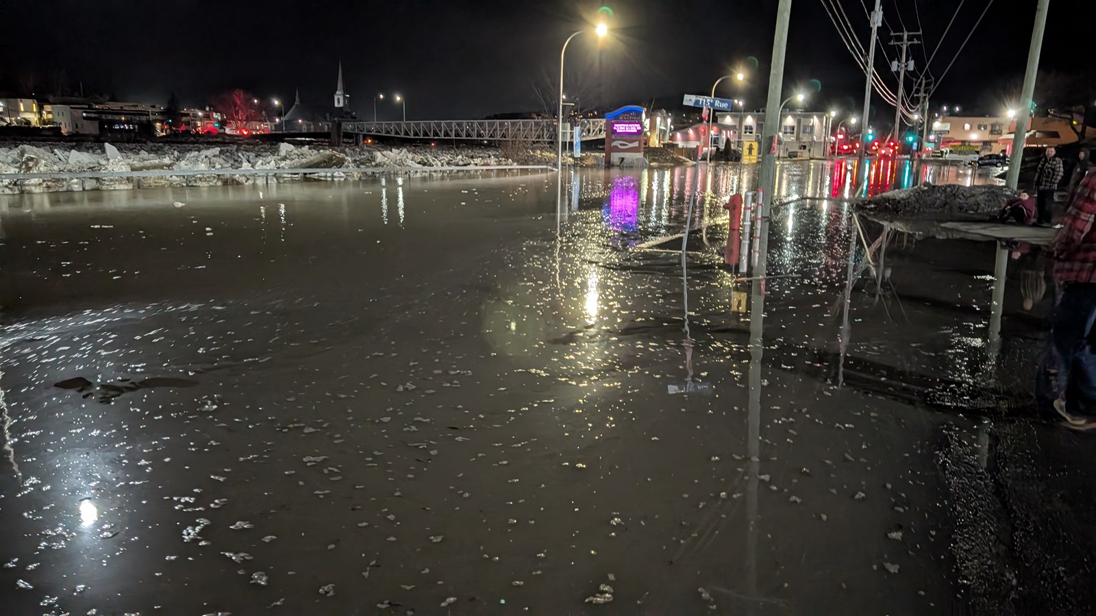 Mouvement des glaces: inondations à Beauceville