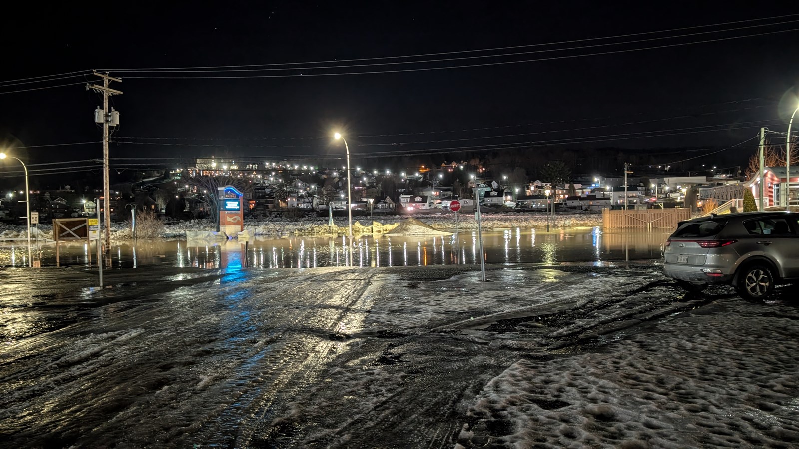Mouvement des glaces: inondations à Beauceville