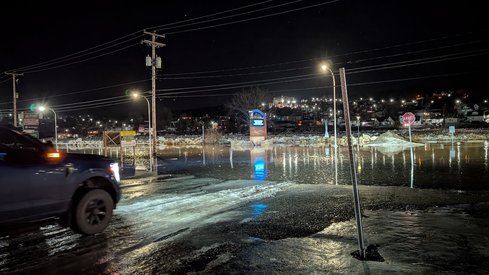 Mouvement des glaces: inondations à Beauceville
