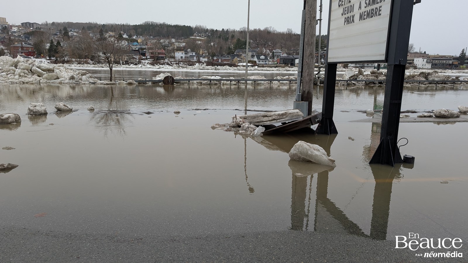Beauceville et d’autres secteurs surveillent de près le niveau de la rivière