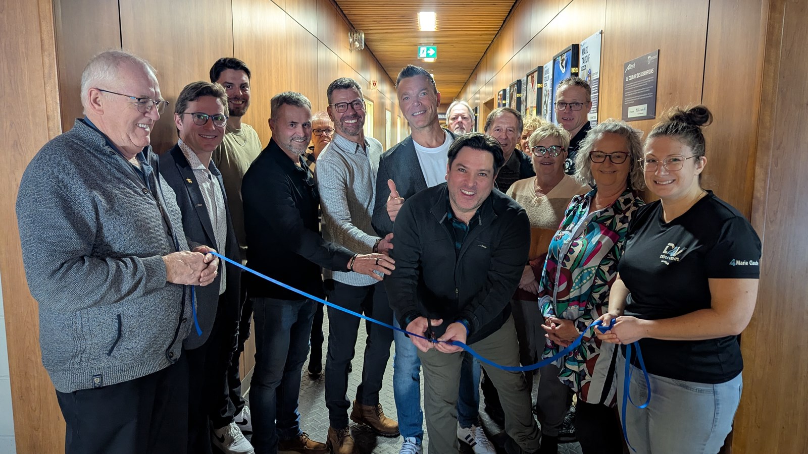 Le Couloir des Champions inauguré à Adstock