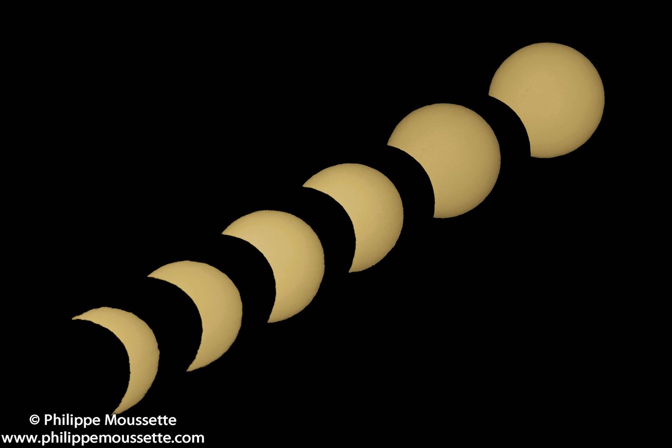 Éclipse solaire du 29 mars 2025 pris au Éboulements Canon R1 er RF 600mm f4 1/500 secondes 100 iso