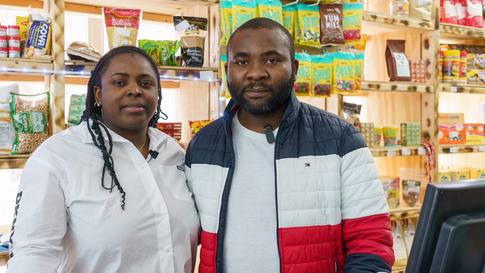 Felixia Nadia Prisca Mabe et José Wafo Foamoukom