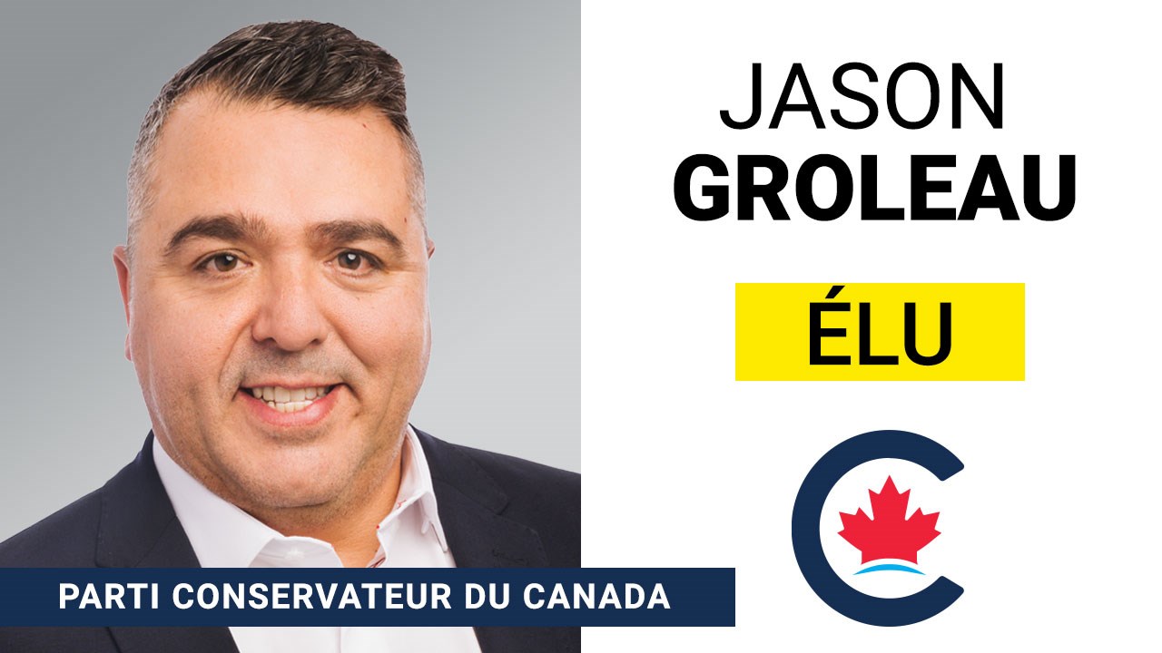 La Beauce reste «bleue» avec l'élection de Jason Groleau