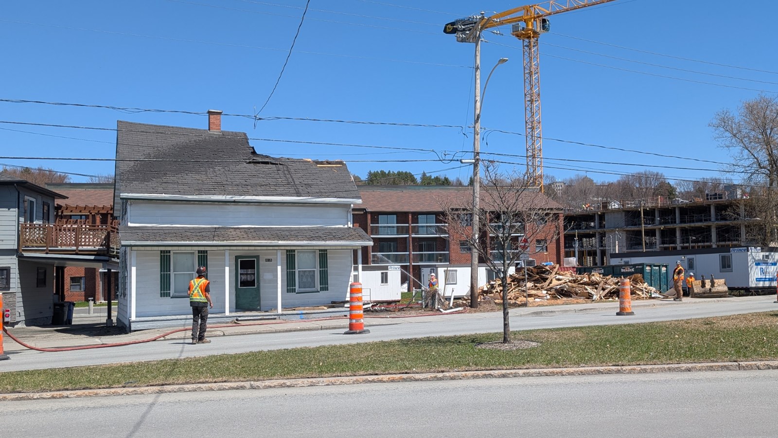 Saint-Georges : les maisonnettes de la 1re avenue ont été démolies