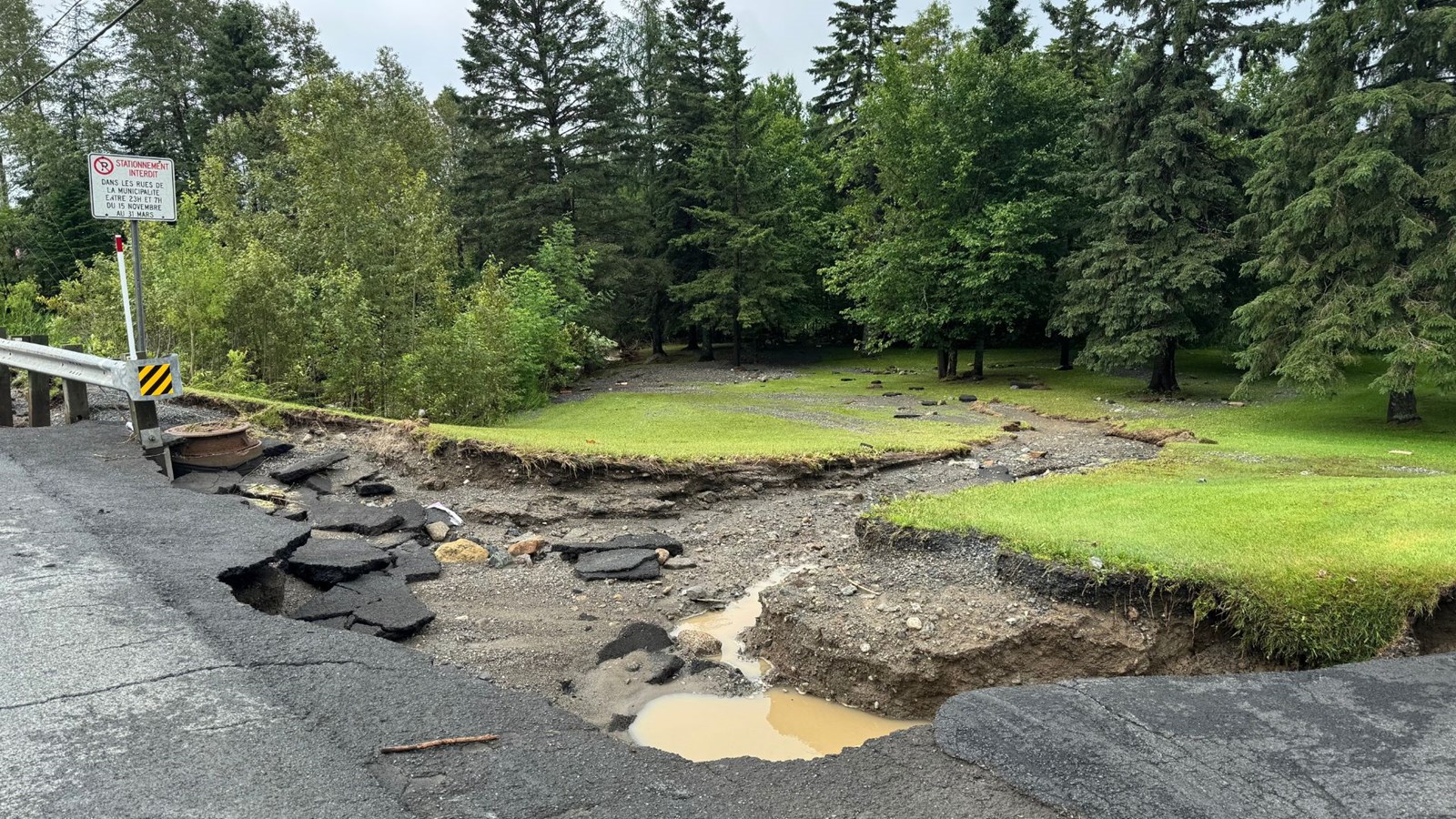 Dame Nature se déchaîne sur Lac-Etchemin