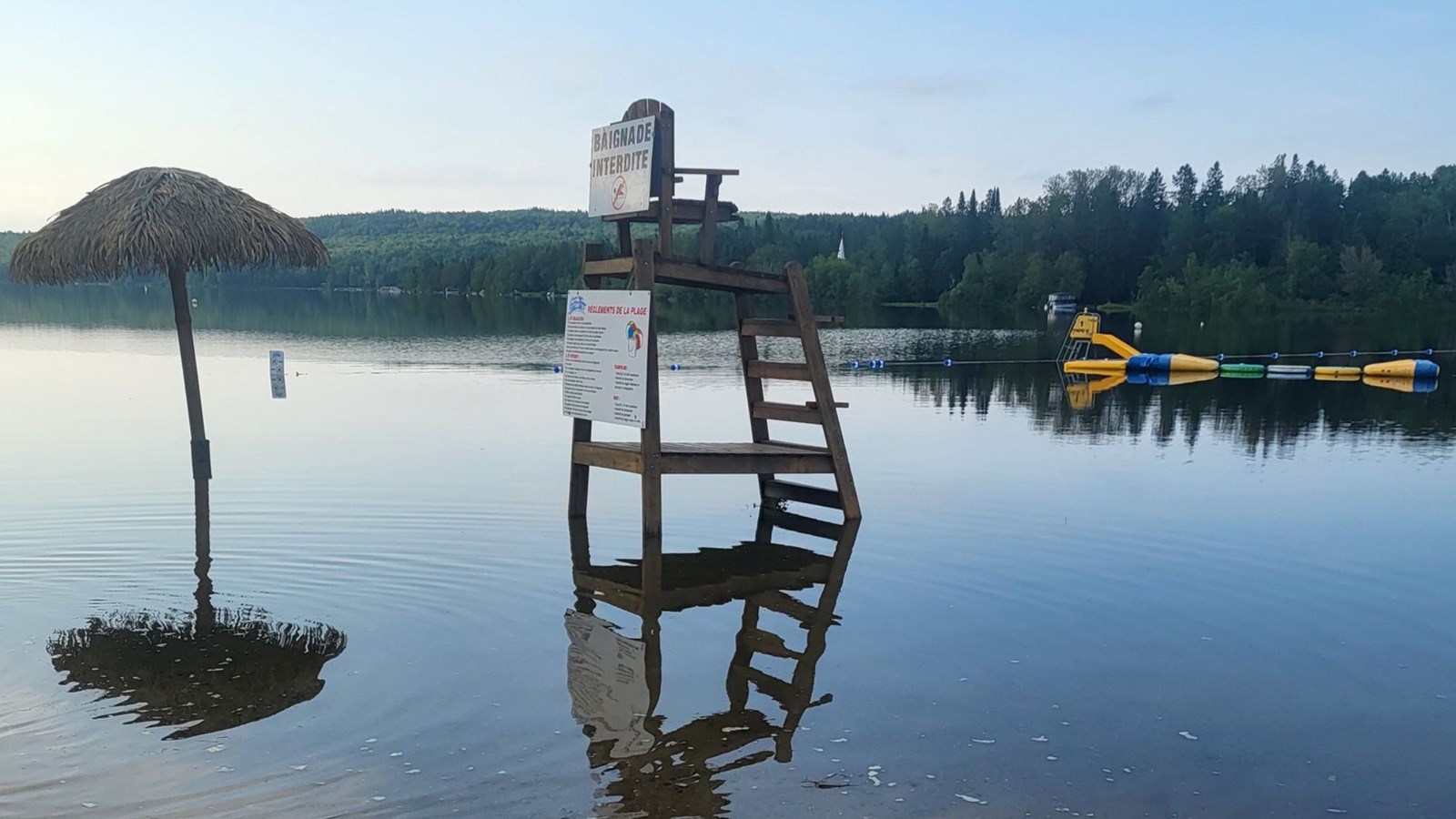 Dame Nature se déchaîne sur Lac-Etchemin