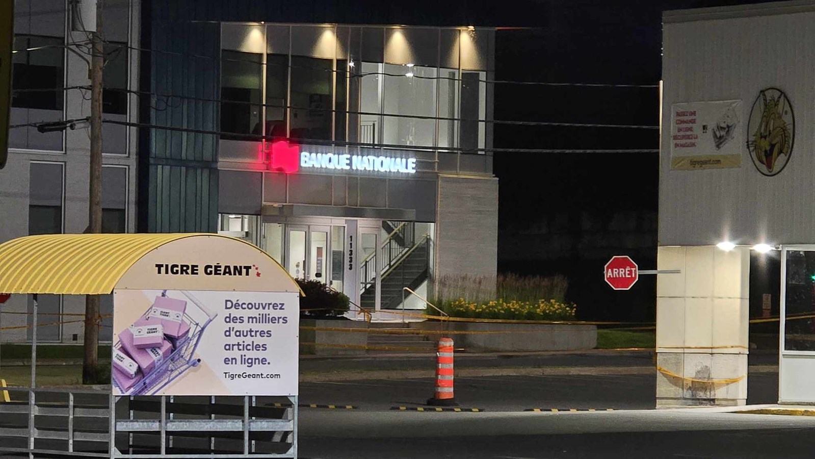 Colis suspect à la Banque Nationale de Saint-Georges
