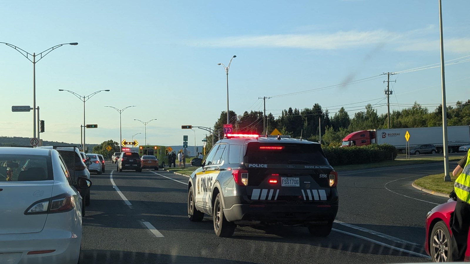 Un accident fait un blessé à Saint-Georges