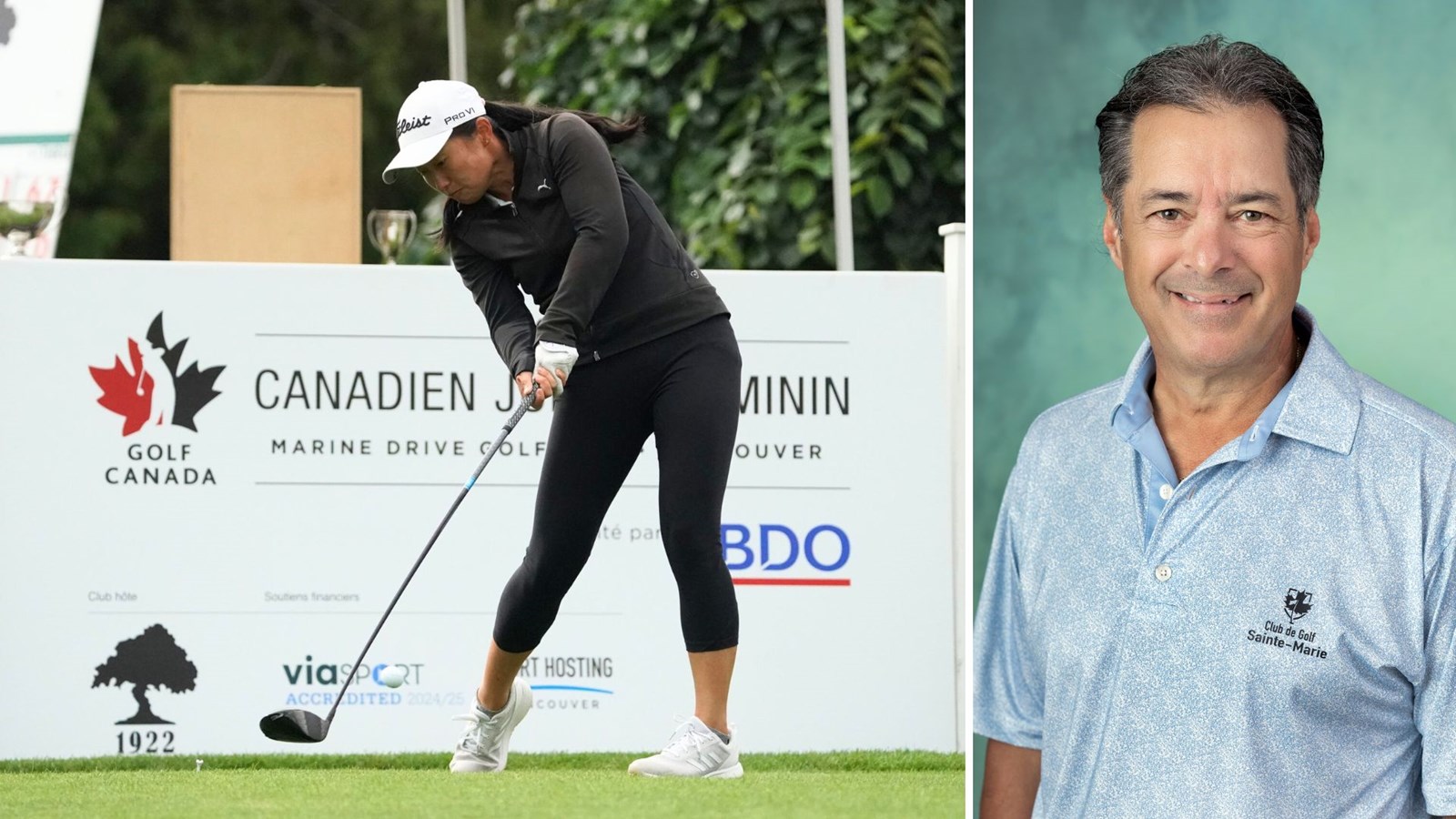 Entrevue vidéo avec le directeur du comité organisateur du Championnat canadien junior féminin 2025, Harold Guay. L'événement réunira 156 golfeuses la semaine prochaine à Sainte-Marie.