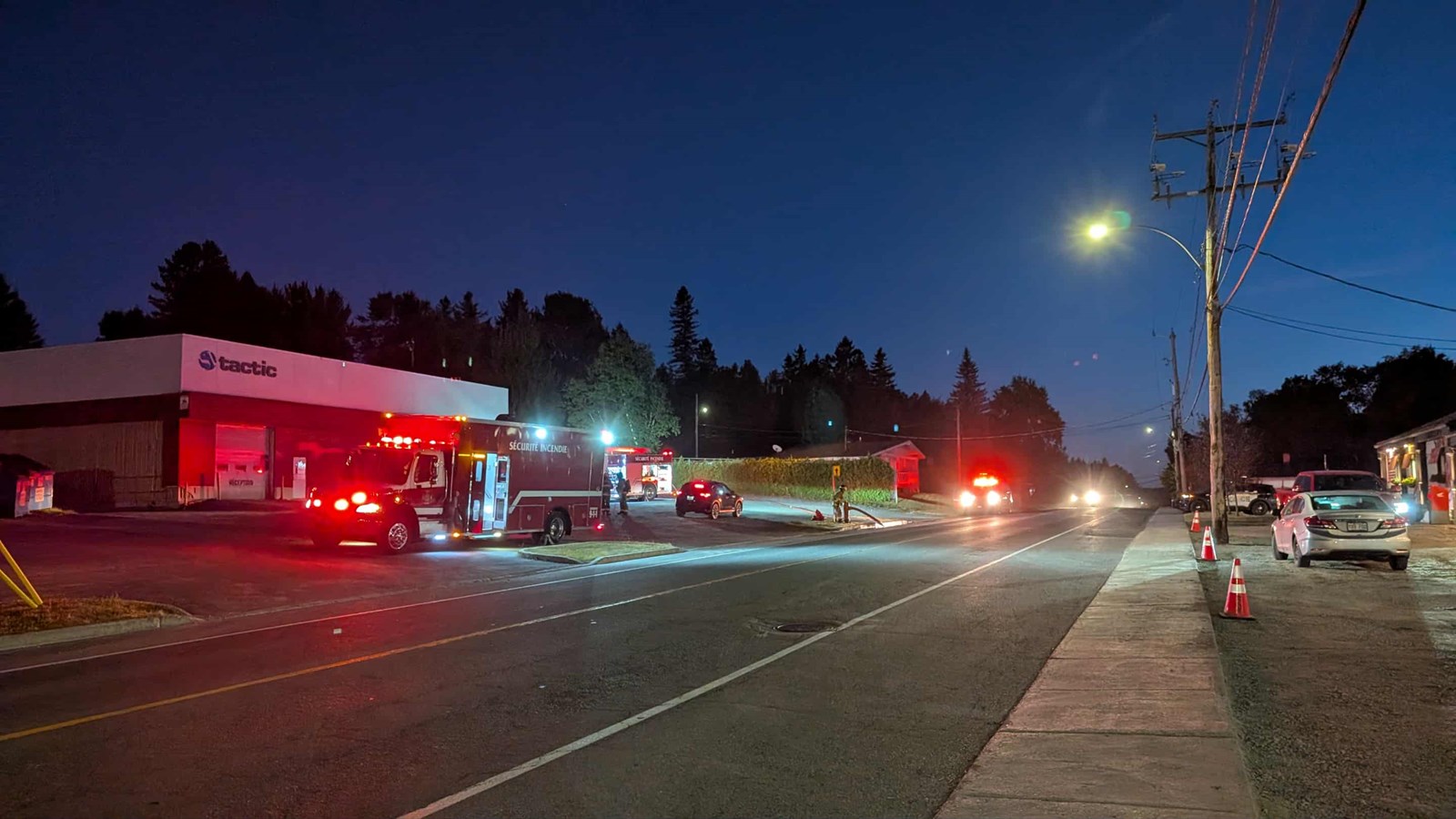 Début d'incendie dans les locaux de SI Tactic