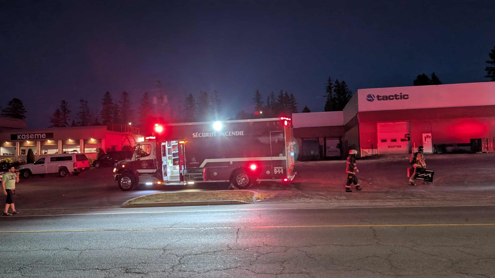 Début d'incendie dans les locaux de SI Tactic