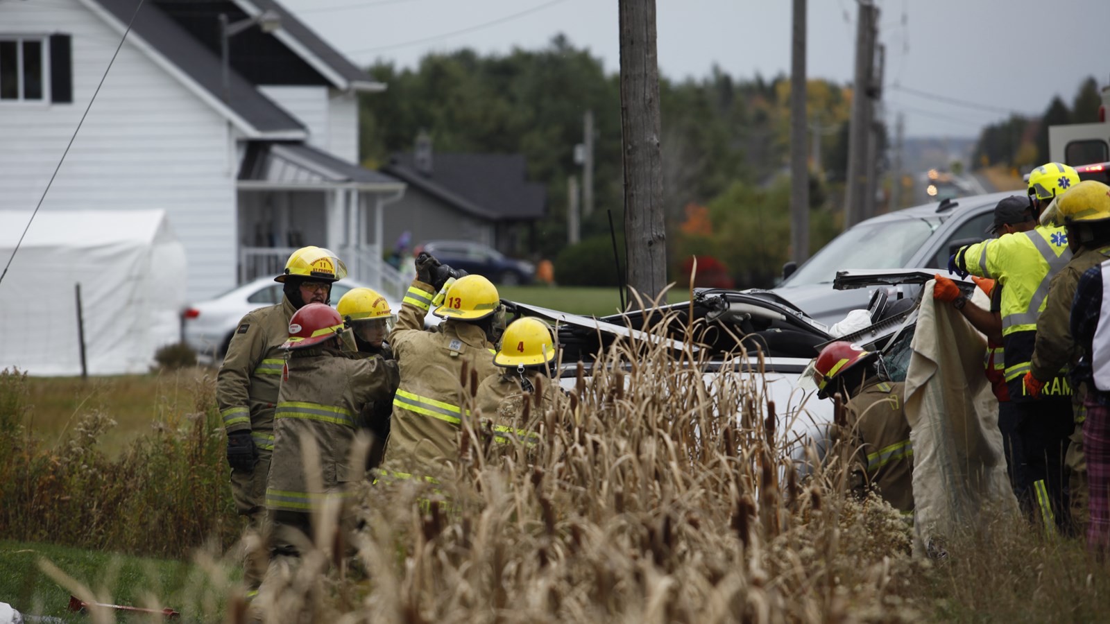 Grave accident à Saint-Prosper: la route 204 fermée à la circulation