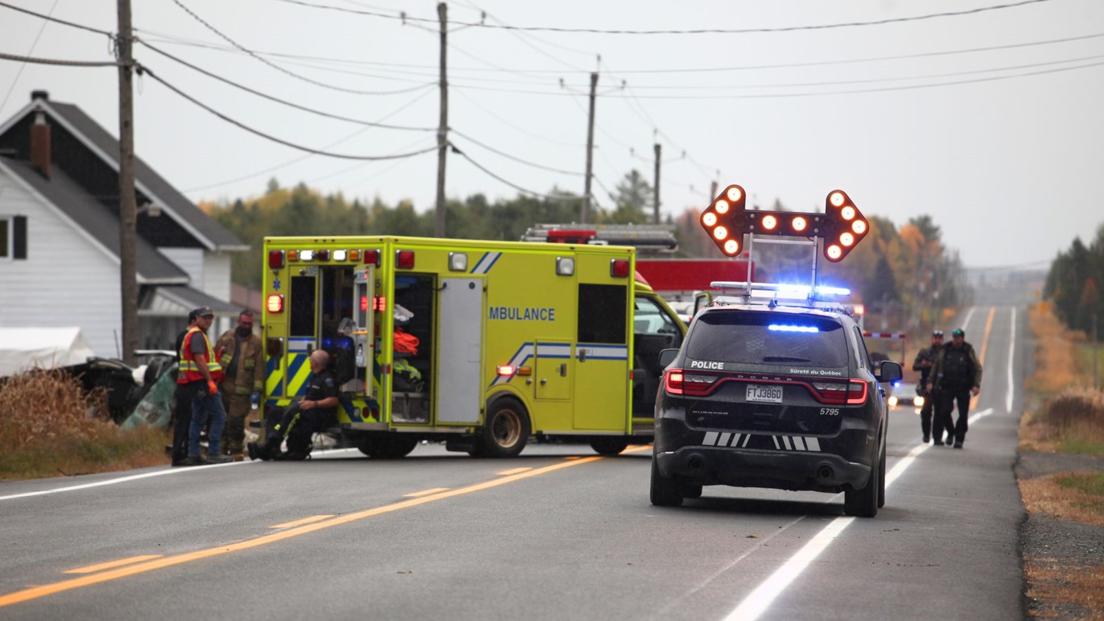 Grave accident à Saint-Prosper: la route 204 fermée à la circulation