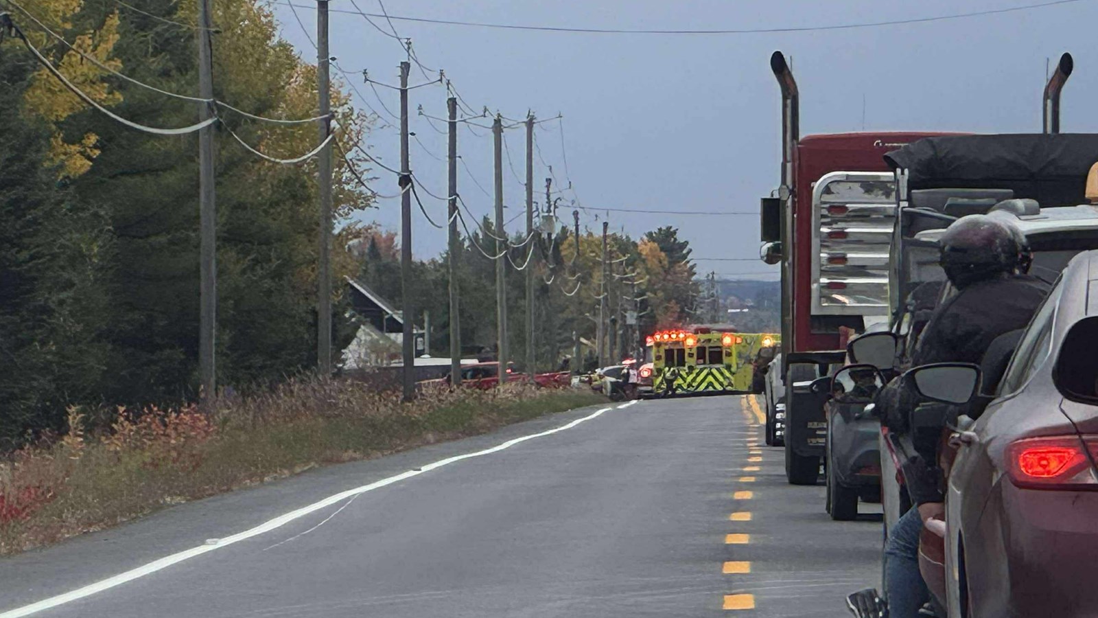 Grave accident à Saint-Prosper: la route 204 fermée à la circulation