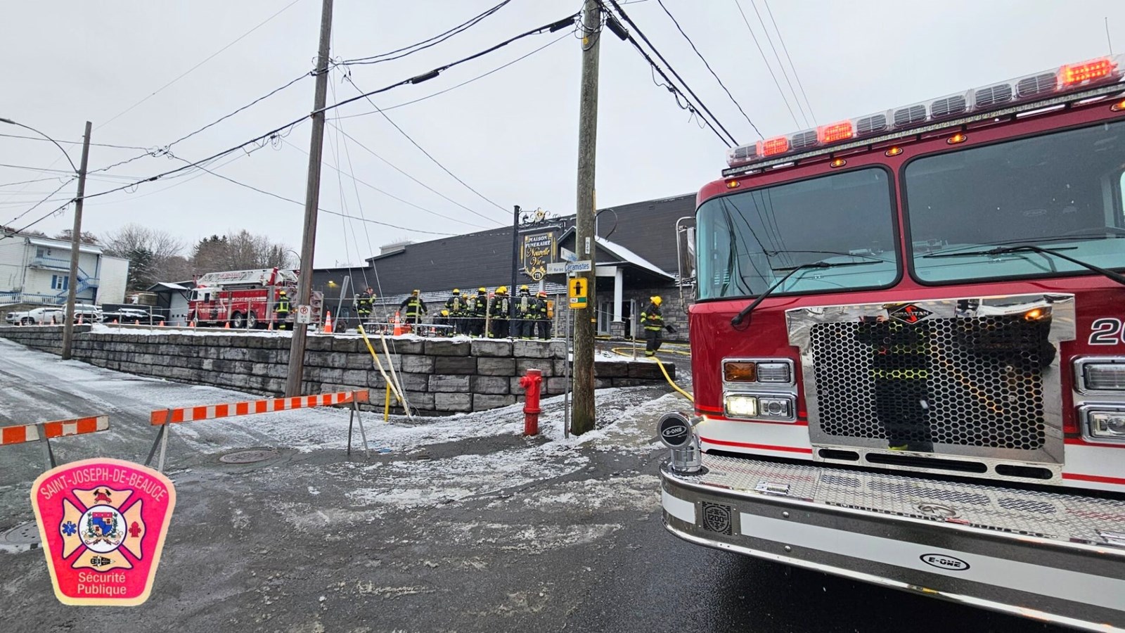 Incendie à la Maison funéraire Nouvelle Vie