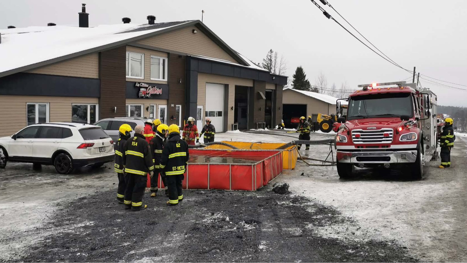 Incendie dans un garage à Beauceville