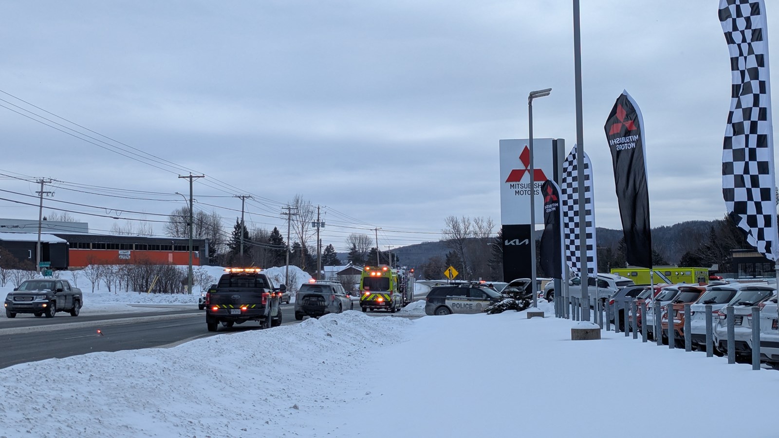 Accident à Notre-Dame-des-Pins: un blessé mineur