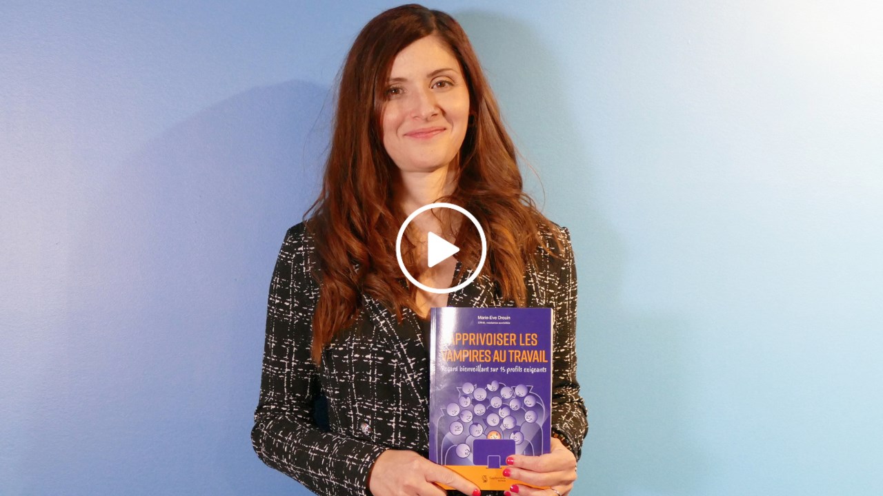 Marie-Eve Drouin, auteur du livre « Apprivoiser les vampires au travail »