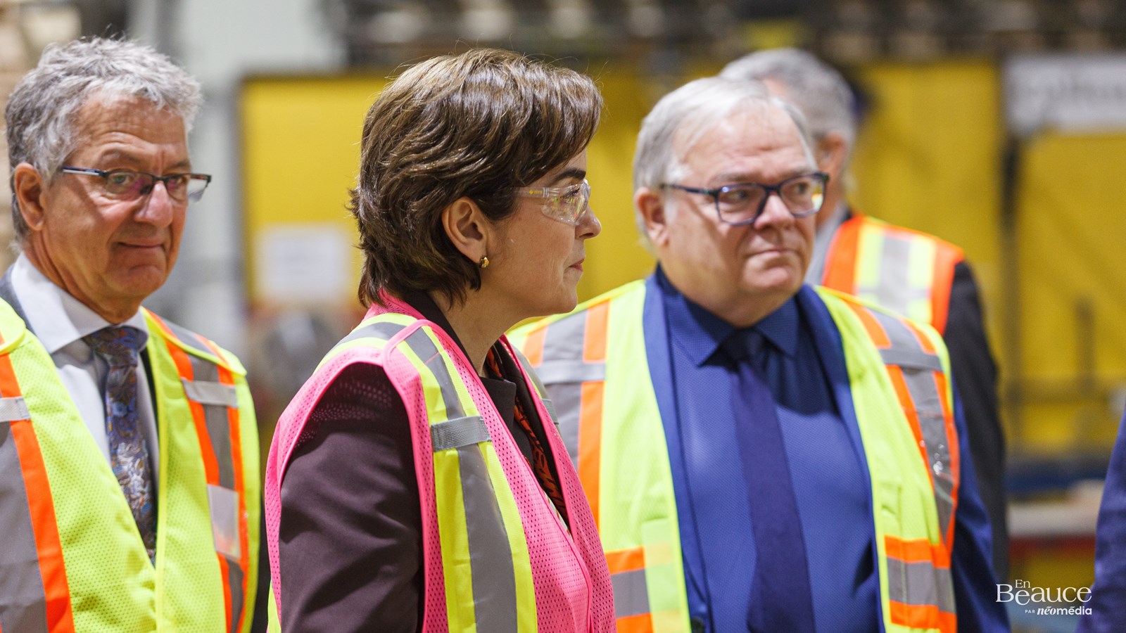 Christine Fréchette en Beauce pour annoncer un allègement d'impôt pour les PME