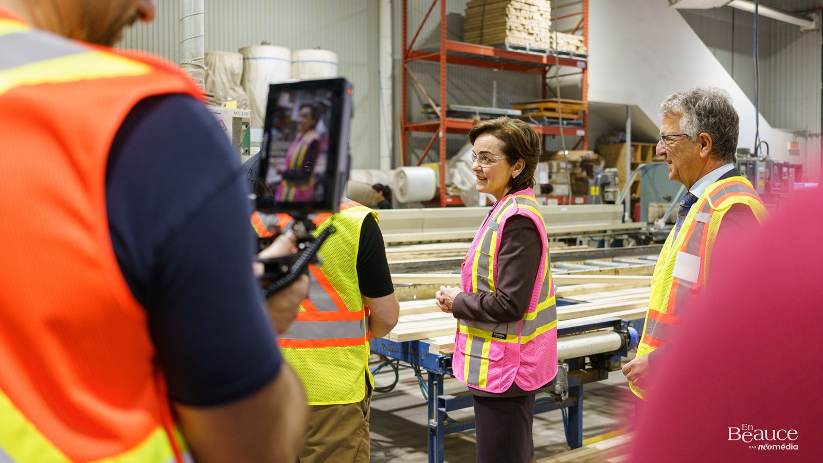 Christine Fréchette en Beauce pour annoncer un allègement d'impôt pour les PME