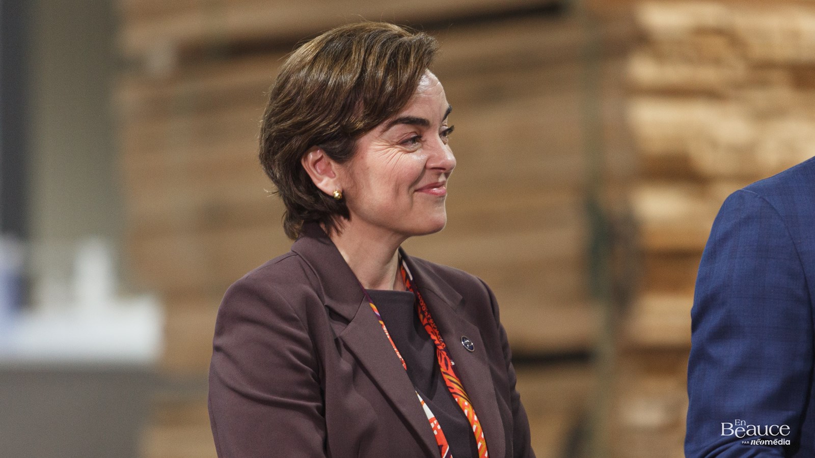Christine Fréchette en Beauce pour annoncer un allègement d'impôt pour les PME