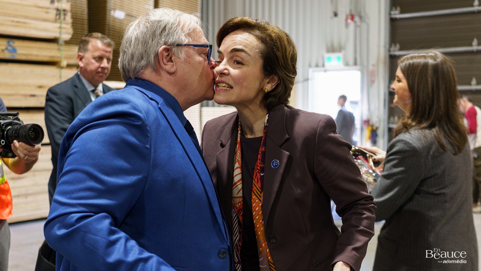 Christine Fréchette en Beauce pour annoncer un allègement d'impôt pour les PME