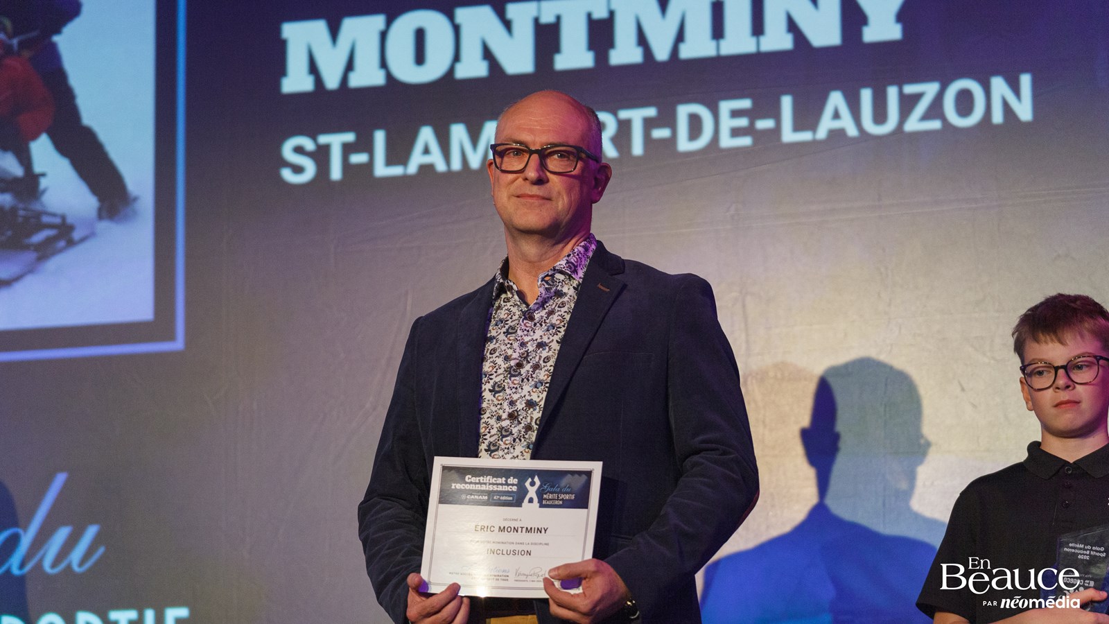 Steeven Mathieu reçoit l'Élitas d'or au 47e Gala du Mérite Sportif Beauceron