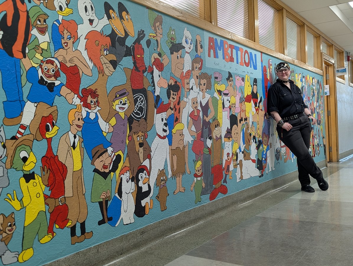 Une murale comme projet de persévérance scolaire