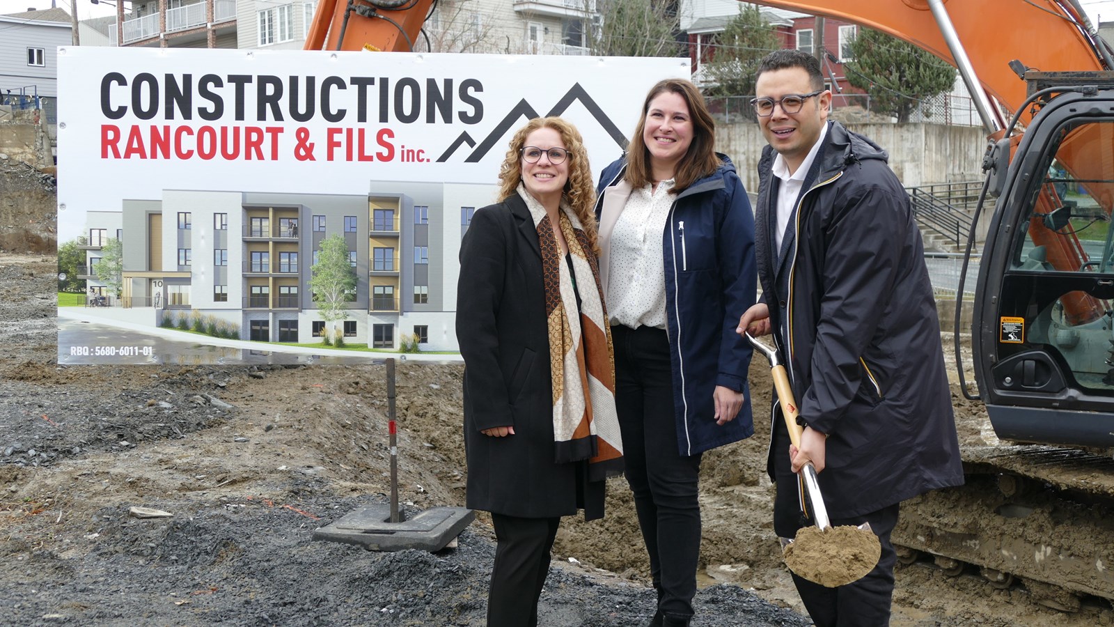 Logements abordables sur la 120e rue: le chantier est lancé à Saint-Georges