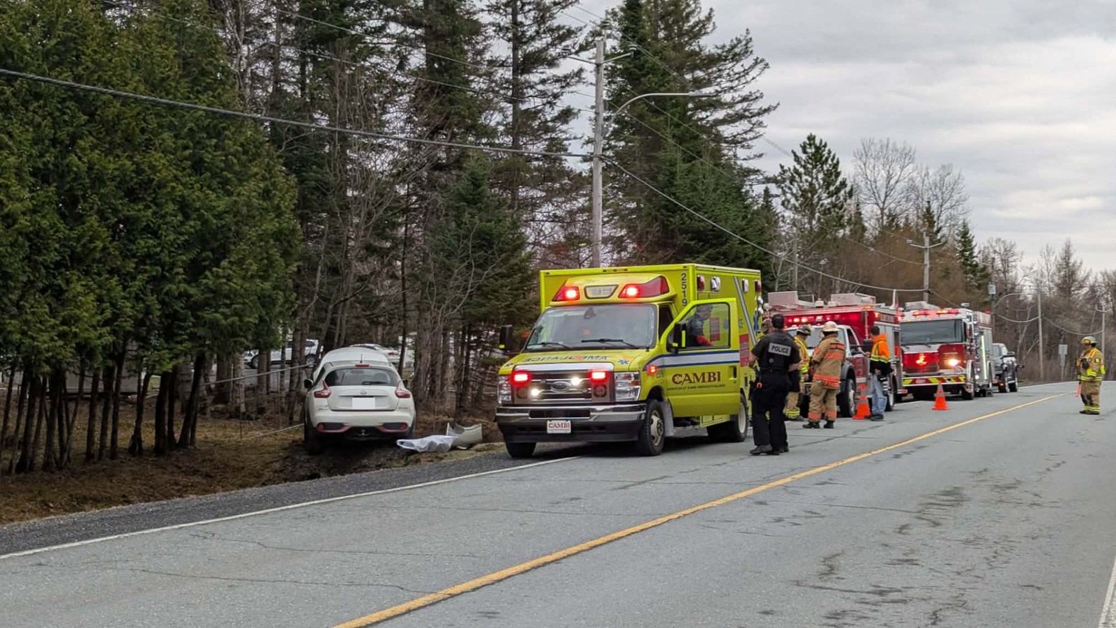 Un accident fait une blessée sur la 90e rue à Saint-Georges