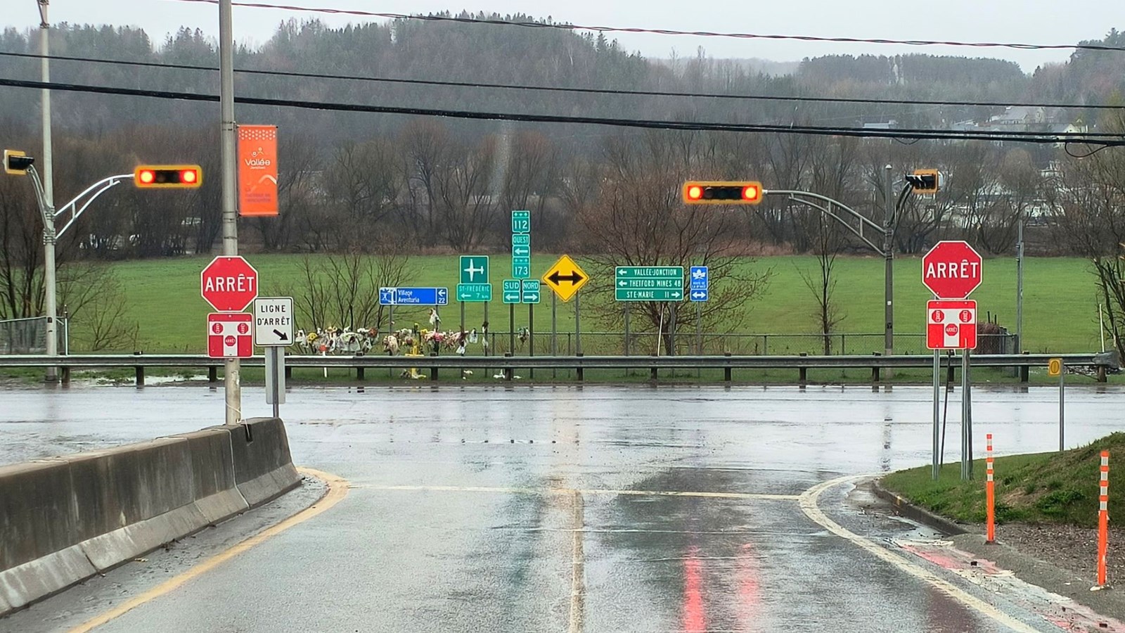 La nouvelle signalisation en place au pied du boulevard du Cap
