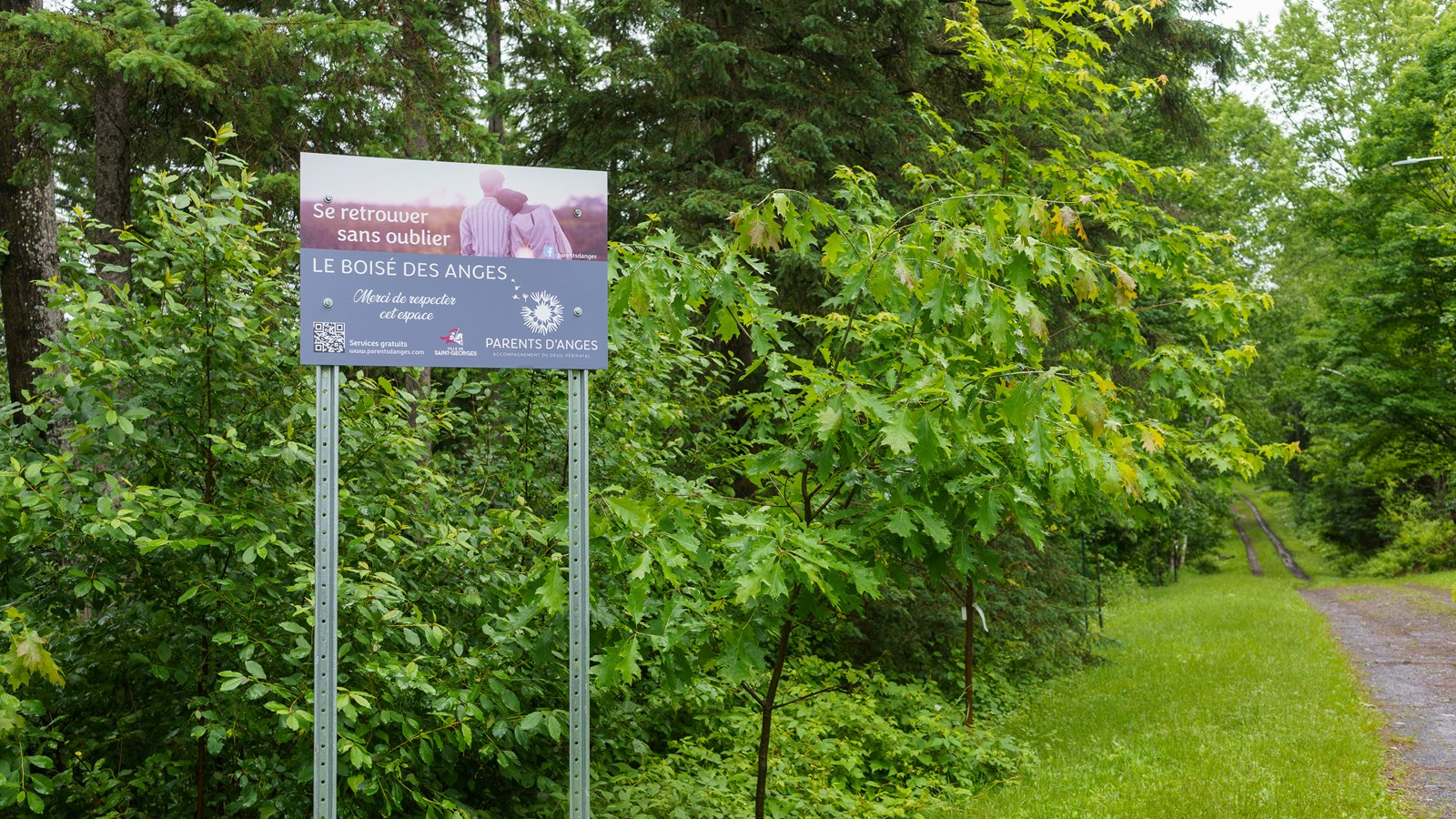 Une vingtaine de personnes présentes au Boisé des Anges