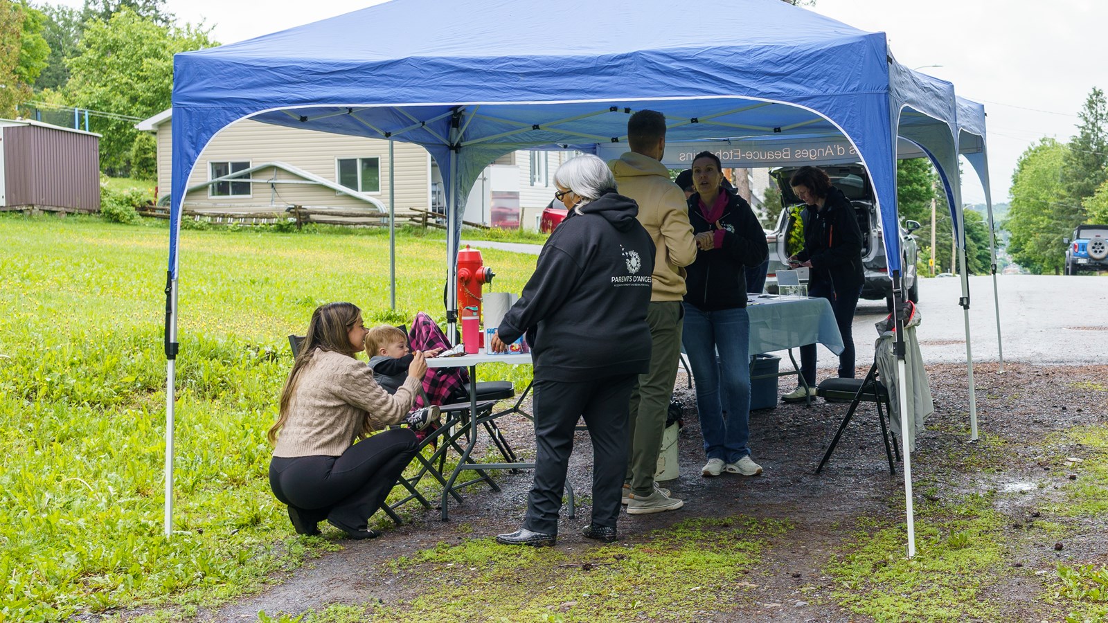 Une vingtaine de personnes présentes au Boisé des Anges
