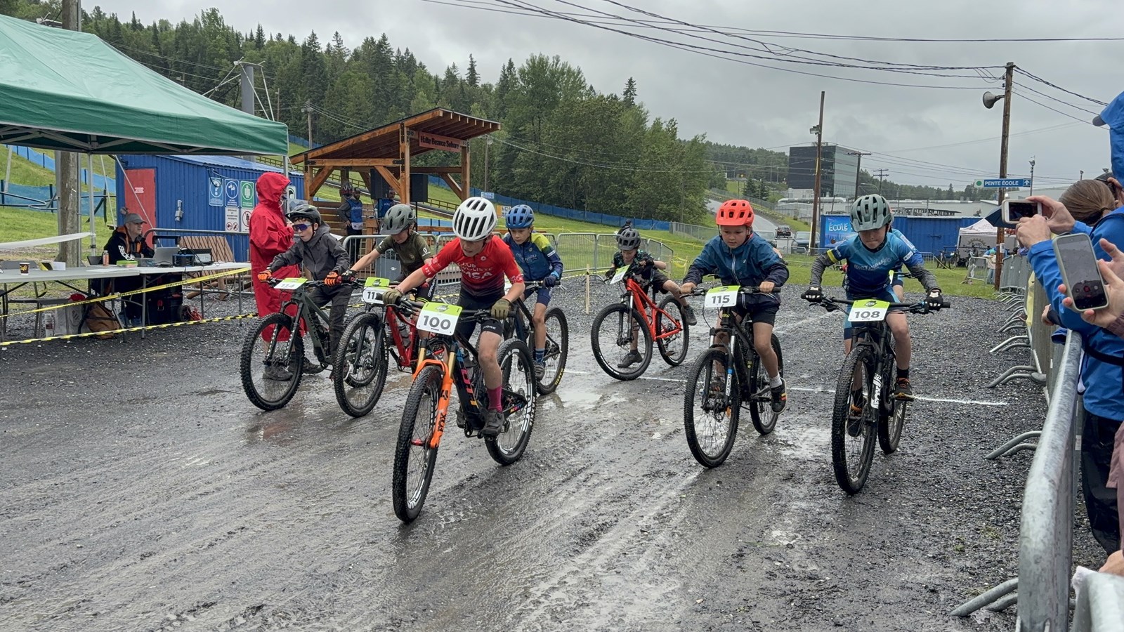 Vélo de montagne: Eliot Grondin reconnaissant d'être l'invité spécial de la compétition