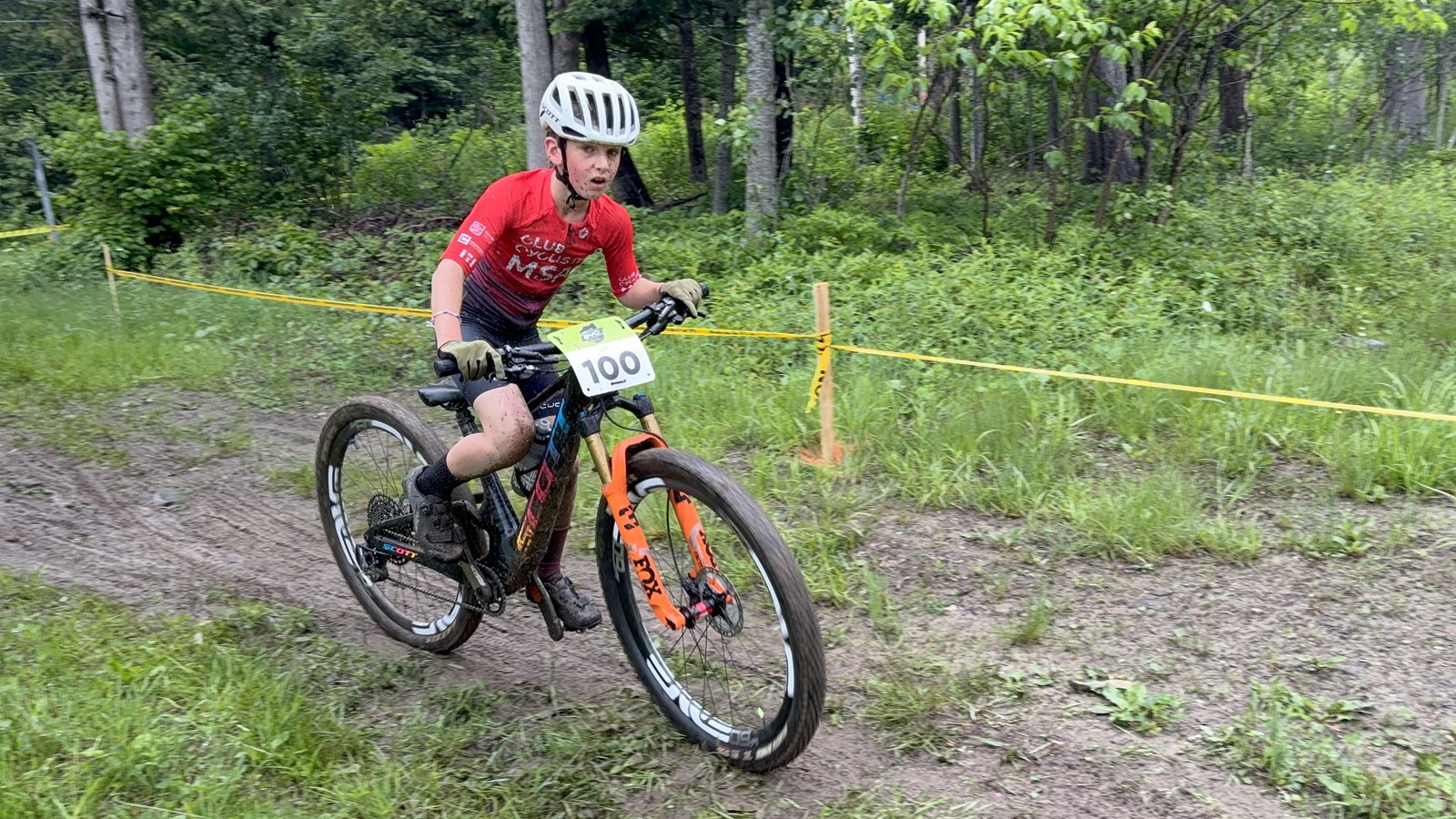 Vélo de montagne: Eliot Grondin reconnaissant d'être l'invité spécial de la compétition