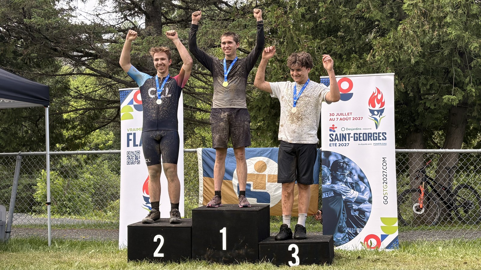 Vélo de montagne: Eliot Grondin reconnaissant d'être l'invité spécial de la compétition