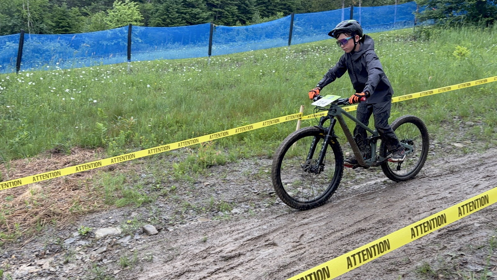 Vélo de montagne: Eliot Grondin reconnaissant d'être l'invité spécial de la compétition