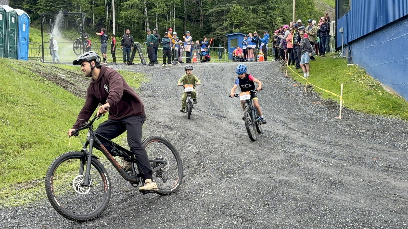 Vélo de montagne: Eliot Grondin reconnaissant d'être l'invité spécial de la compétition