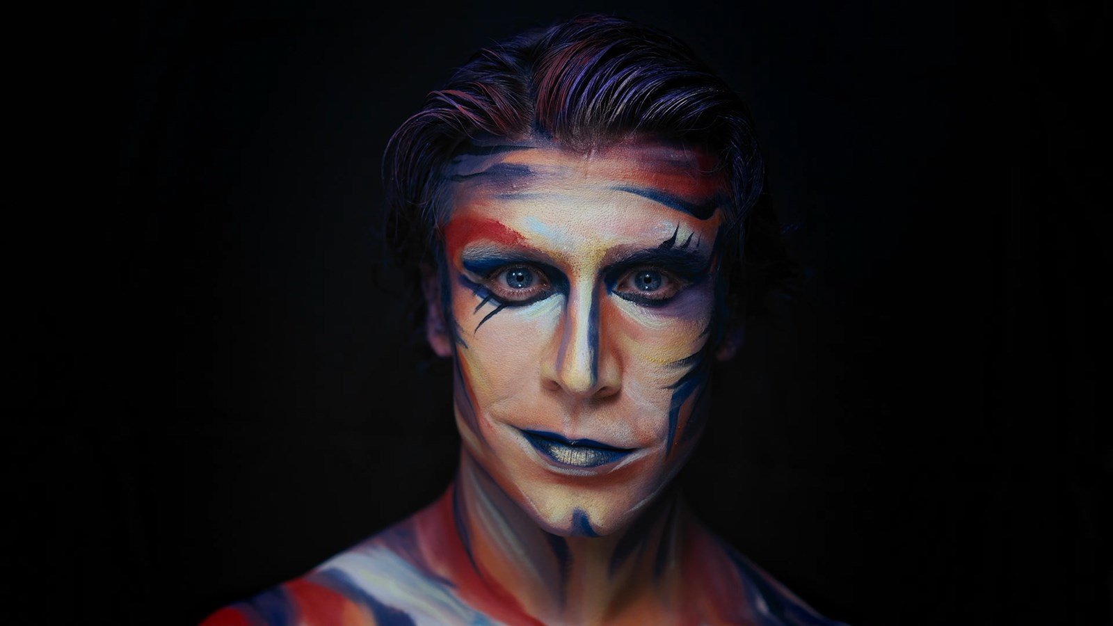 Samuel Rancourt maquillé par Solange Paradis