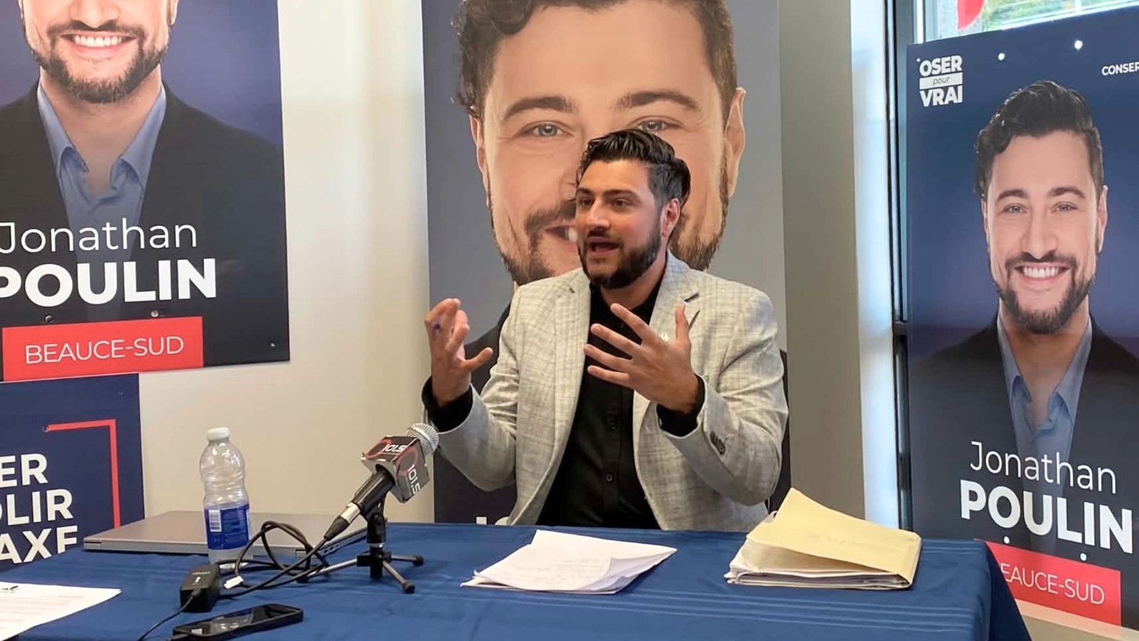 Jonathan Poulin dévoile son plan pour Beauce-Sud