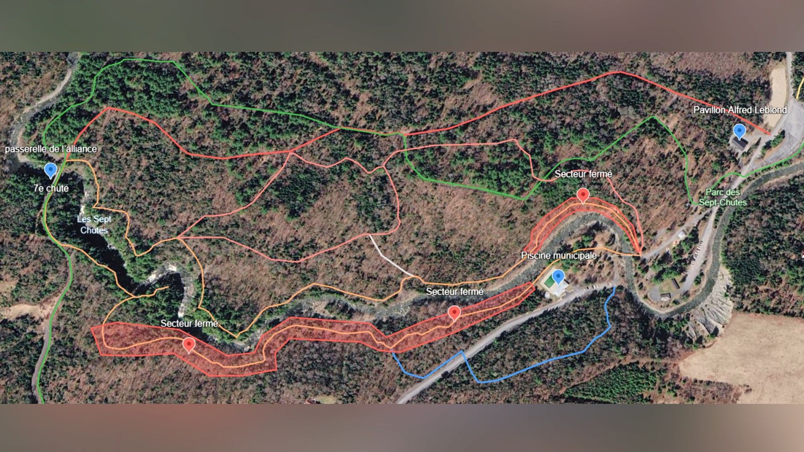 Trois semaines de travaux dans le sentier des Gorges