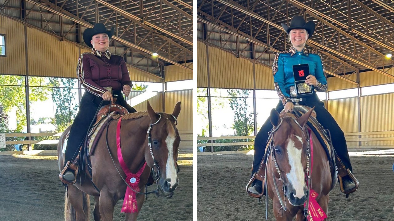 Deux Beauceronnes brillent au Championnat provincial d'équitation western