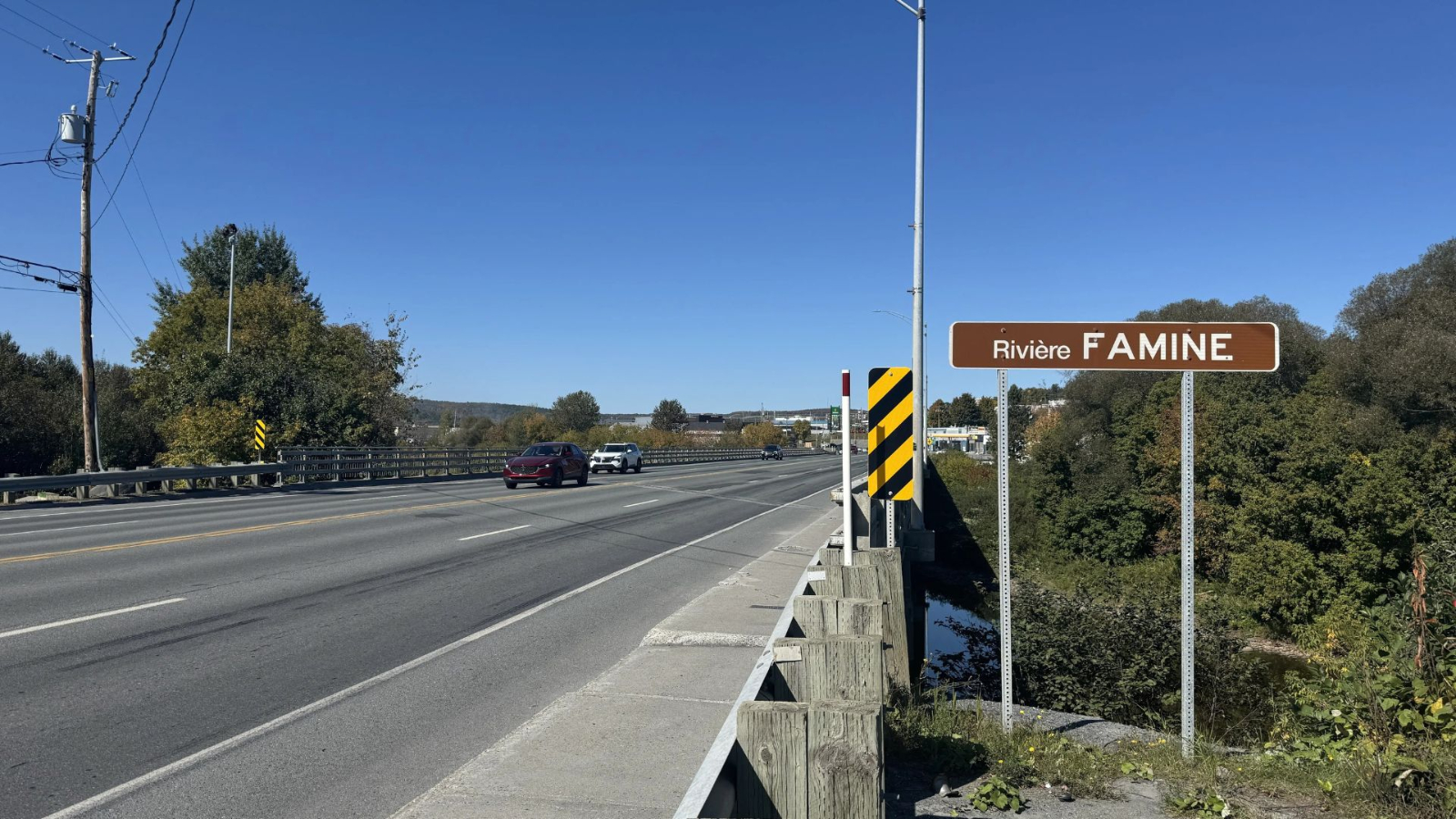 Pont de la rivière Famine: fermeture d'une voie pour deux nuits
