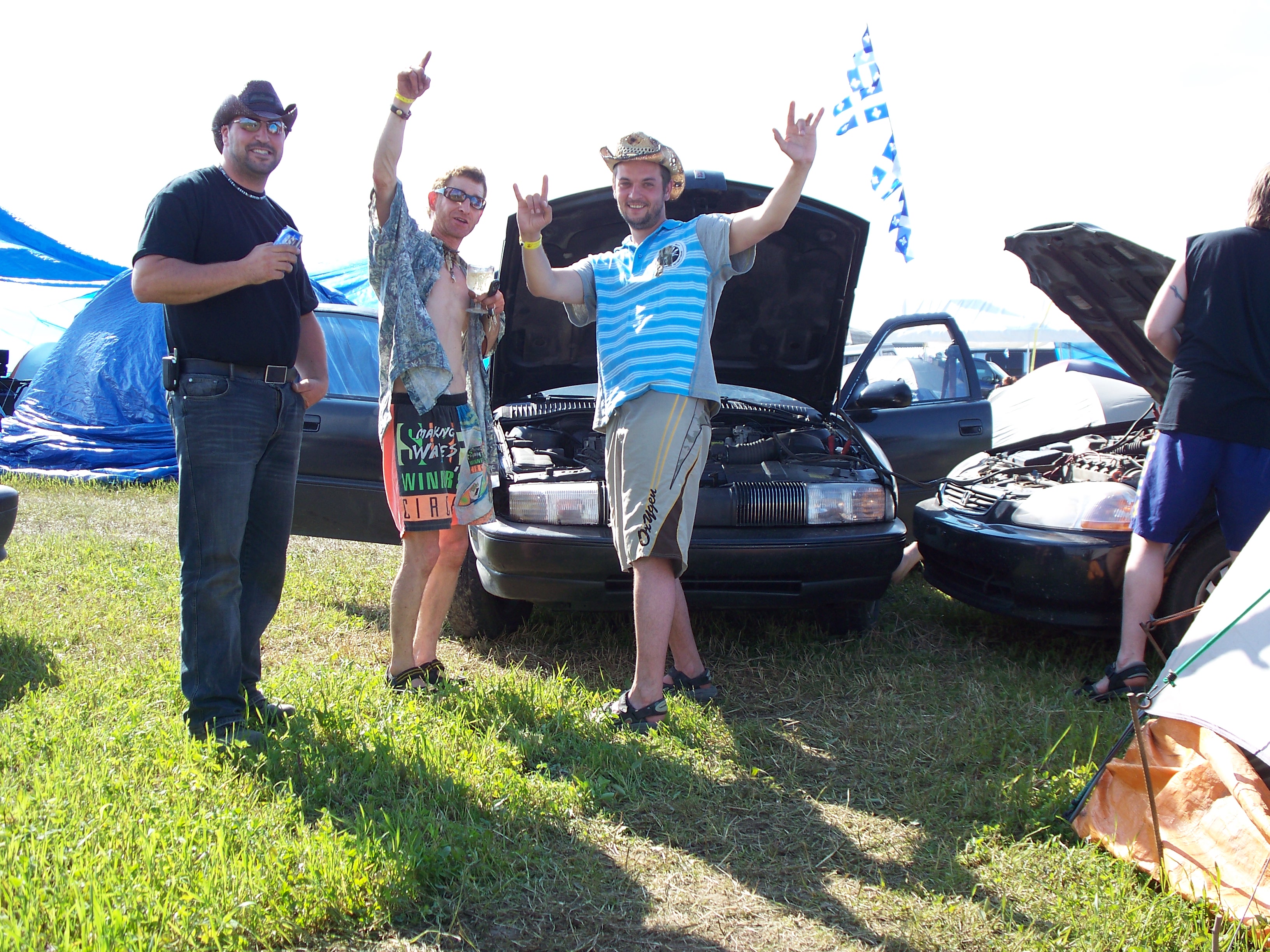 Problème d'auto au Woodstock