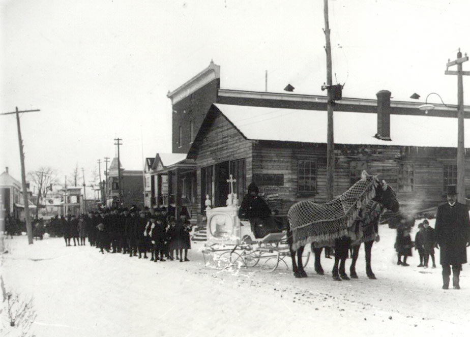 Funéraille en 1921