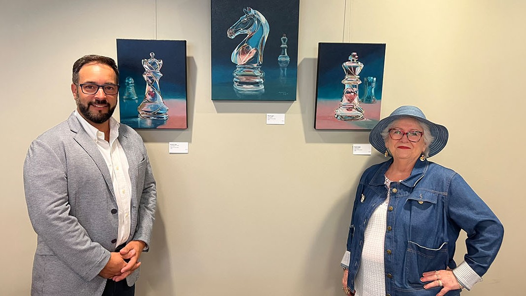 L’artiste charloise Myreille Gagné à l’honneur à l’hôtel de ville
